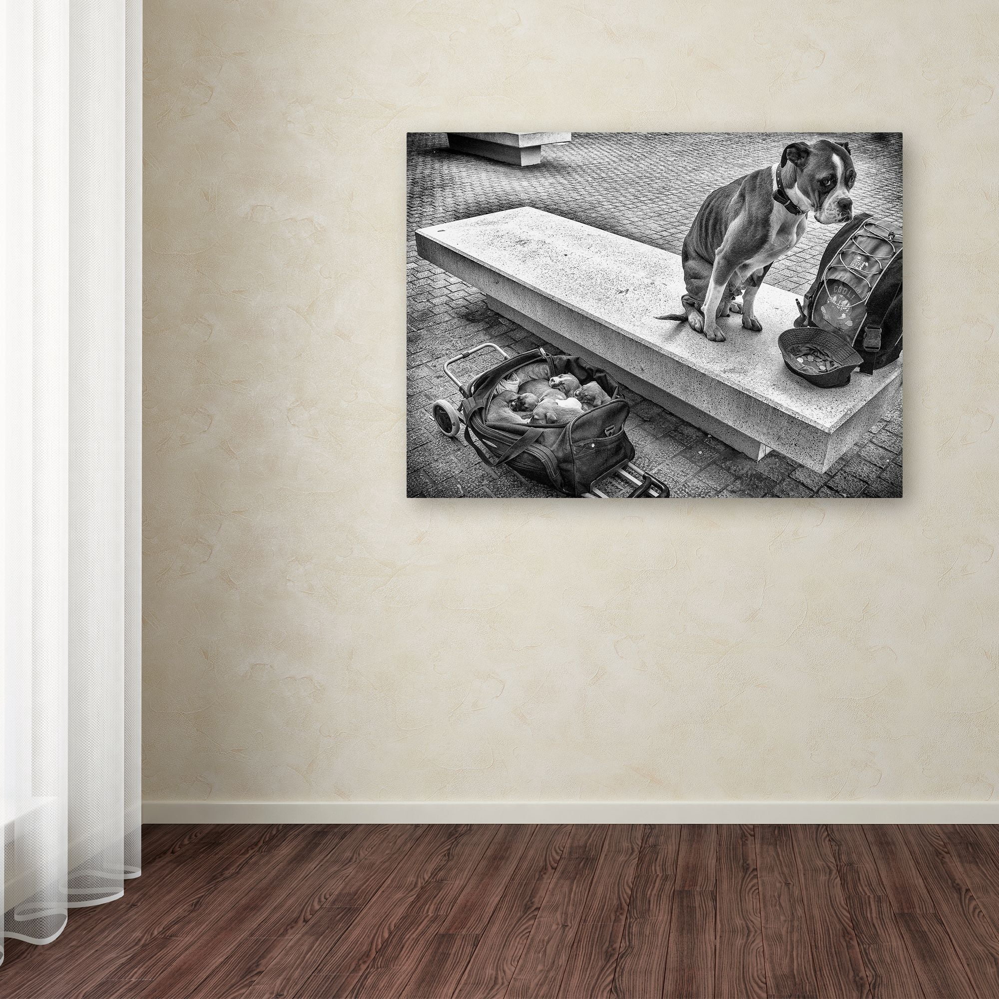 Trademark Fine Art 'Family Provider' Canvas Art by Adrian Popan