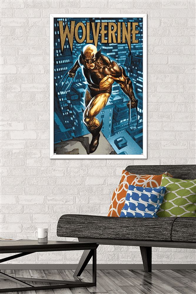 Marvel Comics - Wolverine - Dark Wolverine #77 Wall Poster, 22.375" x 34", Framed