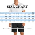 thumbnail image 2 of GrmtClth Men's Short Sets 2 Piece 2026 Beach Short Sleeve Tops Classic Button Down Clothing Workout Textured Outfits Royal Blue XL, 2 of 6