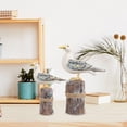 thumbnail image 6 of Arborister 2Pcs Nautical Bird Figurine Model Wood Marine Decoration Mediterranean Style Statue Desktop Cabinet Decoration for Home Living Room Bedroom, 6 of 10