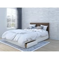thumbnail image 1 of Nexera 2-Piece Bedset With Bed Frame And Headboard, White, Queen, 1 of 5