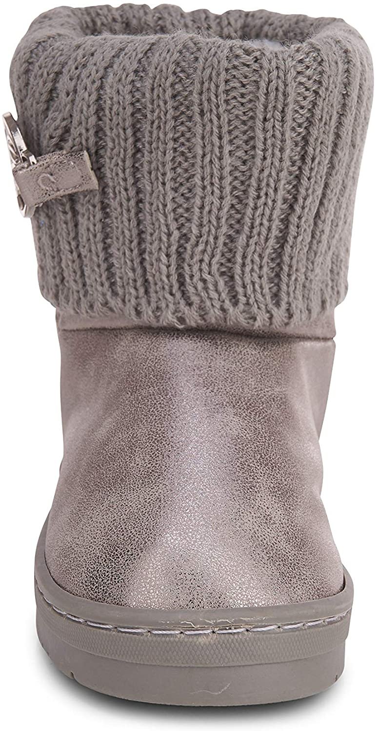 bebe Cute Mid-Calf Distressed Boots, Size 9 (Little Girls') - image 2 of 4