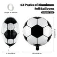 thumbnail image 2 of Globos de fútbol Durony de aluminio Mylar de 18 cm para decoración de fiestas, 2 of 7