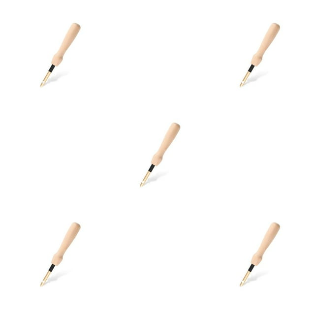 Maytalsory Wood Punch Needle Professional Hand Held Household Curtain Clothes Table Cloth Pillowcase Embroidery Sewing Needles Small 50 5Set
