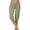 a-GN130163, variant on Womens Solid Color High Waisted Capri Pants Drawstring Waist Button Soft Knit Casual Sporty Trousers For Summer Daily Wear Blue S