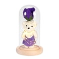 thumbnail image 4 of Adorno De Oso Rosa Led Con Cubierta De Vidrio, Adornos De Flores Inmortales De Simulación Para Regalo De Cumpleaños Del Día De San Valentín Yuarrent HA027175-04, 4 of 7