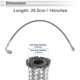 thumbnail image 3 of Kit de línea de alimentación de aceite de turbo AN-3 Unique Bargains 1.16 pies Línea de drenaje de aceite de turbocompresor remoto a presión con adaptador, llave 1 juego, 3 of 6