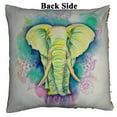 thumbnail image 2 of EREHome Drawn Elephant Of Color Pencils Pillow Case Home Decor Cushion Cover 18x18 Inch, 2 of 2