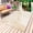 Cream, variant on Outdoor Rug 3' x 5', Marble Yellow Large Carpet Area Rugs for Patio, RV, Deck, Modern Abstract Ink Painting Luxury Water Absorption Camping Rug, Lightweight Washable Rugs Runner