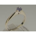 thumbnail image 2 of LBG British Made 10k White Gold Real Genuine Tanzanite Womens Engagement Ring - 33 size options - Size 8.25, 2 of 7