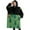 Green Bigfoot and, variant on Oversized Wearable Blanket Hoodie,White Bigfoot and Pine Tree Pattern Sherpa Blanket Hoodie with Super Pockets,Super Warm Fuzzy Pullover for Women & Men