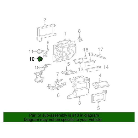 GM 89018960 Actuator Asmtemp Vlv