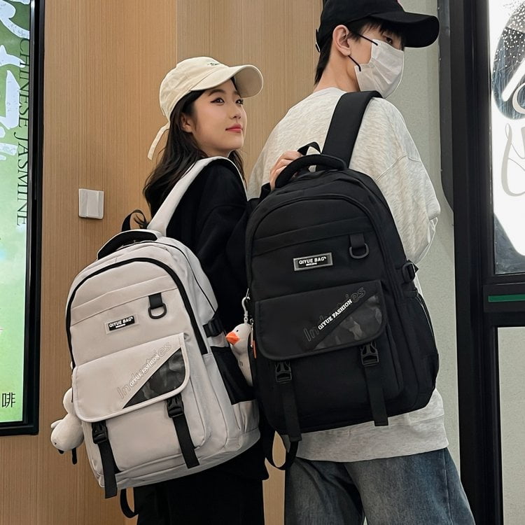 School bag female college student niche backpack 2024 new Japanese large capacity junior high school student cute backpack female versatile