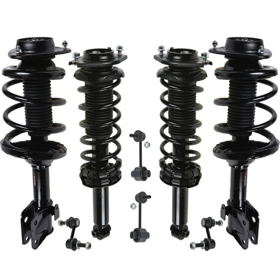Front & Rear Complete Struts & Sway Bar Links For 2013-2017 Subaru Crosstrek