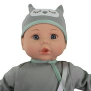 My Sweet Love: My Cuddly Baby® Doll Twins Play Set, Grey Outfits, 7 Pieces Included