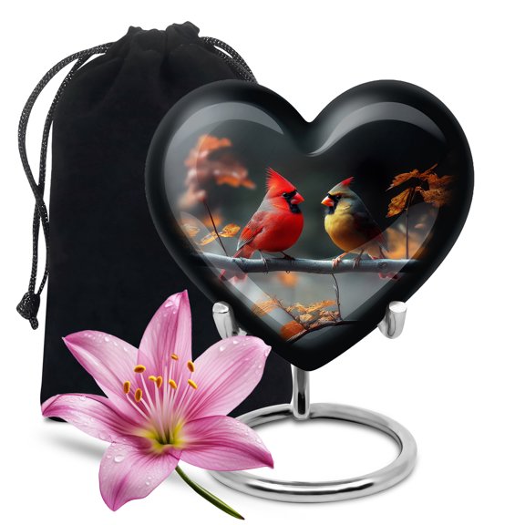 Cardinal Bird Urn, Large Cremation Urns, Urns for Human Ashes Adult Female, Urns for Human Ashes Adult Female, Urns for Mom Ashes, Urn for Human Ashes(Size - 10inch)