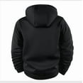 thumbnail image 3 of BiZtdJrK Jackets for Men Full Zip Up Fleece Hoodie Outdoor Warm Thicken Sweatshirt Winter Coat Sport Wear, Black, XXL, 3 of 7
