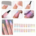 thumbnail image 4 of RAGUPEL 24Pcs Glue on Nails for Women,Dopamine Style Coffin Nails Tips,Classic Design Press on Nails Summer,Long Nails for Daily Life,Dating,Party,Taking Pictures,Style2, 4 of 7