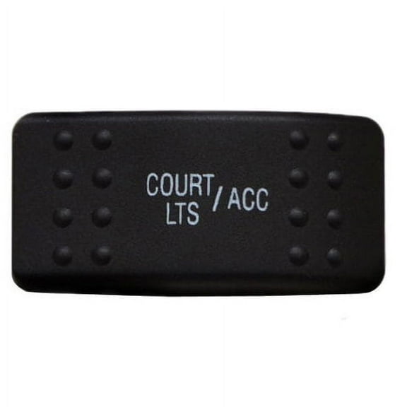 Carling Boat Rocker Switch Cover 2232-8676 | Court LTs / ACC Black