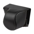 thumbnail image 1 of Estuche portátil de cuero PU para cámara con correa para el hombro de repuesto para, 1 of 8
