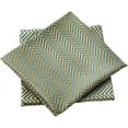 thumbnail image 2 of Home Soft Things Jacquard Throw Pillow Cover and Valance Set - Chevron - Deep Teal - 56" x 19" / 20" x 20", 2 of 3