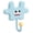 Sky Blue, variant on Creative Adhesive Hook, Creative And Practical Adhesive Puzzle Keychain, Can Be Used To Hang Keys, Scarves, Hats, Towels, Coats, And Bags