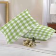 thumbnail image 3 of Outdoor Pillow Cover Sage Green Buffalo Check Plaid Set of 2 Waterproof Throw Pillowcases Farmhouse Style Decorative Patio Furniture Pillows for Couch Garden Indoor & Outdoor Use, 3 of 9