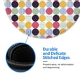thumbnail image 5 of Disketp Polka Dot Small Mouse Pad 7.9x7.9 Inches,Washable Round Mousepad For Office Laptop Computer,Non-Slip Rubber Base Mouse Pads For Wireless Mouse, 5 of 8