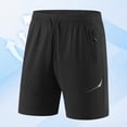 thumbnail image 2 of DeHolifer Men's Athletic Shorts Quick Dry Drawstring Waist Breathable Summer Sports Casual Shorts with Pockets Black 2XL, 2 of 6