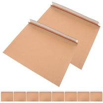 Homoyoyo Self-Sealing Document Mailers Brown Cardboard for Office 25Pcs