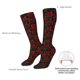 thumbnail image 4 of Fotbe Rose Calcetas Divertidas Estampadas para Hombre y Mujer, Calcetas de Algodón hasta la Rodilla para Caminar, Correr, Enfermería y Embarazo, 4 of 6