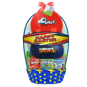 Megatoys Assorted 2 Ball Set with Candy Easter Basket Gift Set