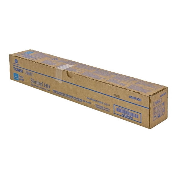 OEM Konica Minolta TN321C (A33K430) Toner Cartridge, CYAN, 25K YIELD