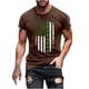 thumbnail image 1 of Camisas de Manga Larga para Hombres Blusa de Cuello Redondo de Impresión Cómoda, Camisa Casual de Poliéster para Uso Diario, de Fiesta Y de Primavera de Verano, 1 of 4