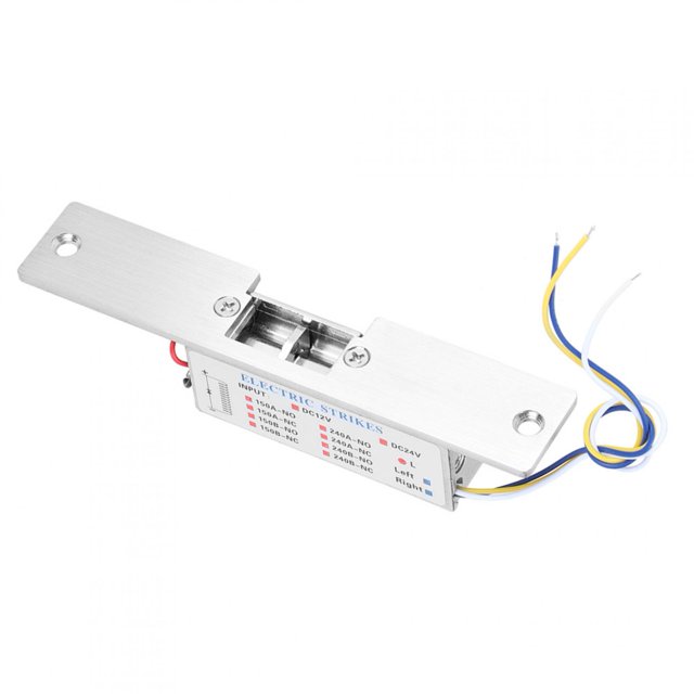 Cerradura De Puerta Eléctrica NC/NO-Type 5.9x1.2x1.4in, Cerradura De Puerta De Seguridad, Control De Acceso De La Empresa Puertas De Madera/metal Para Edificios De Oficinas Campus OTVIAP Security Door Lock