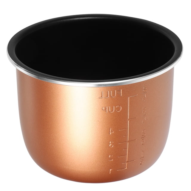 KONTONTY Rice Cooker Inner Pot Stainless Steel Replacement Accessory for Students 1 Set