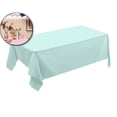 thumbnail image 1 of Tablecloth 54 x 74 Inch, Rectangle Table Cloth for Tables - Stain and Wrinkle Resistant Washable Polyester Table Cover for Dining Tables, Buffet Parties and Camping, 1 of 5