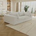 thumbnail image 2 of 39.8" Cloud Sofa,Corduroy Fabric,Deep Seat Couches,Double-layer design,Removable Cushion,No Assembly, DIY Combination for Living room, Bedroom,Conference room ,Apartment,White, 2 of 8