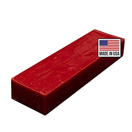 

Blended Waxes Inc. Cheese Wax 1lb. Block - Fully Refined Premium Wax For Cheese Making - Wax Can Be Used For A Variety Of Different Cheese Types (1 Red)