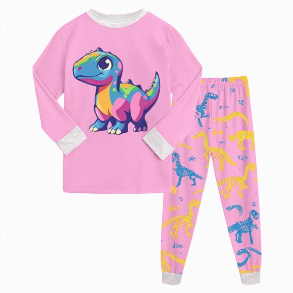 Bamboo Viscose Toddler Pajamas Boys Girls Baby Pjs Sets Kids Snug fit Long-Sleeve Sleepwear 6-12 Months 12-24 Months 2t 3t 4t 5t 6t 7t 8t 9t Children(Pink,4-5 Years)