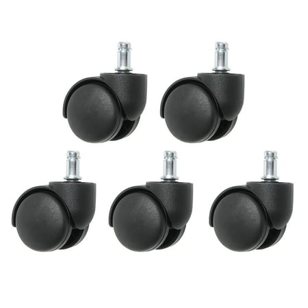 Kitchen Chair Casters Swivel 5pcs Replacement Office Computer Chair Swivel Caster Office Chair Roller Caster Wheels Office Chair Casters Universal Wheels 2