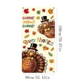 thumbnail image 3 of Thanksgiving Door Decor Turkey Hanging Cover Front Door Porch Decoration Fall Holiday Party Entryway Home Seasonal Decoration, 3 of 5