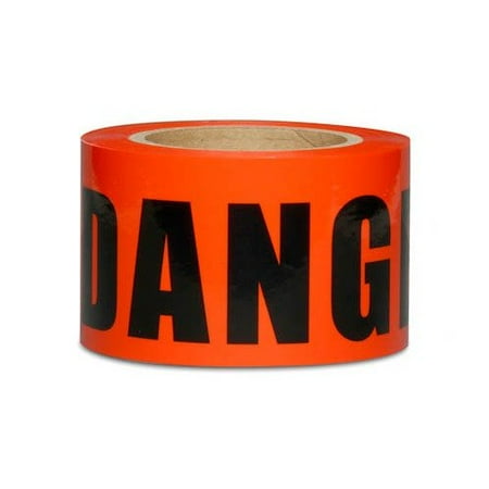 Honey Can Do 20 Pack 'Danger' Tape in Red