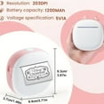 thumbnail image 5 of Wireless Mini Sticker Printer Inkless Label Printer Designs Portable for DIY, 5 of 12
