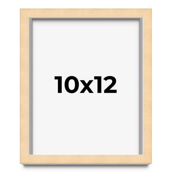10x12 Shadow Box Frame Brown | 0.875 Inches Deep Real Wood Contemporary Shadowbox Display Frame |