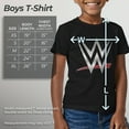 thumbnail image 5 of Boy's WWE Chrome Logo Graphic Tee Black Large, 5 of 10