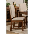 thumbnail image 4 of Alpine Furniture Chaises Latérales Rembourrées Shasta en Naturel Récupéré (Marron), 4 of 4