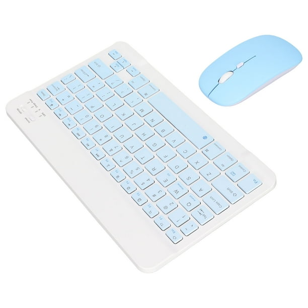 Teclado Ultra Delgado Recargable De 10 Pulgadas Con Ratón DPI Para Celular Portátil Para Escritorio