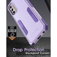 thumbnail image 3 of Poetic Neon Case for Motorola Moto G Stylus 2022 4G, Dual Layer Heavy Duty Drop Protection, Purple, 3 of 6