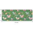 thumbnail image 7 of Cartoon Butterfly Flower Leaf Green Pattern Kitchen Rug Mat,Kitchen Runner Rugs Non Skid Washable,Decorative Kitchen Floor Mats for Kitchen,Sink,Laundry,17"x47.2", 7 of 7